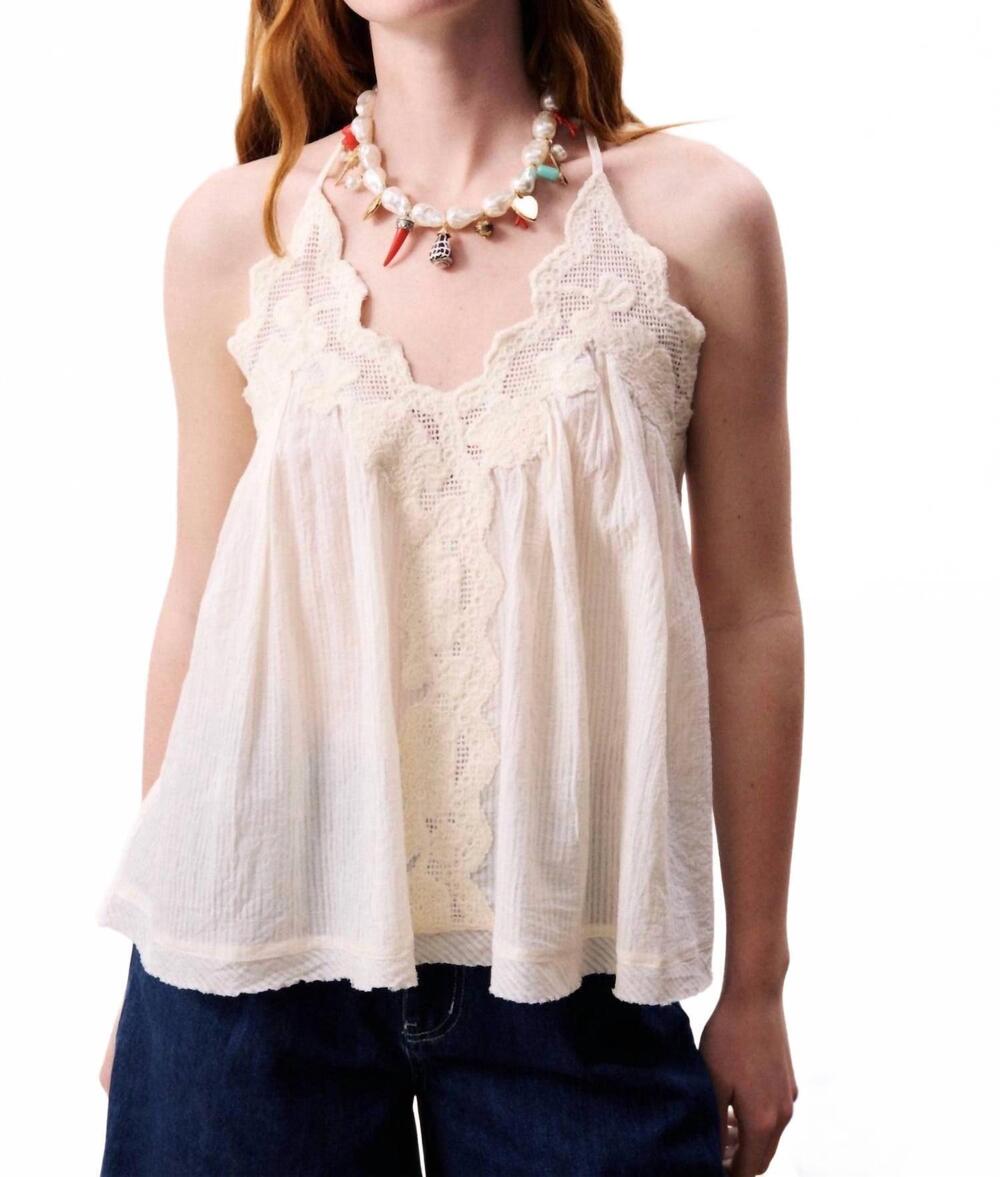 NEW FRNCH melobosis tank top in cream